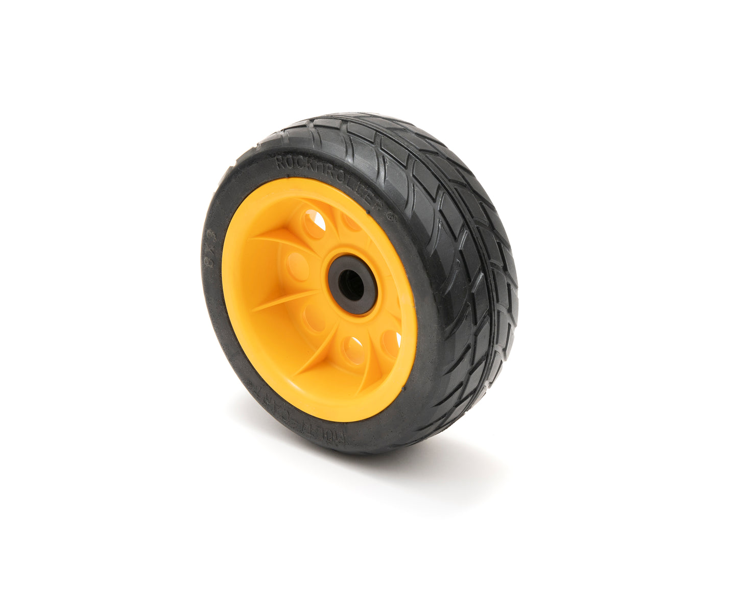 RWHLO8X3 Ground Glider Rear Wheel 2-Pack, 8" x 3" No-flat R-Trac (Pair of wheels for R6, R8, R14 & R16), Offset Hub